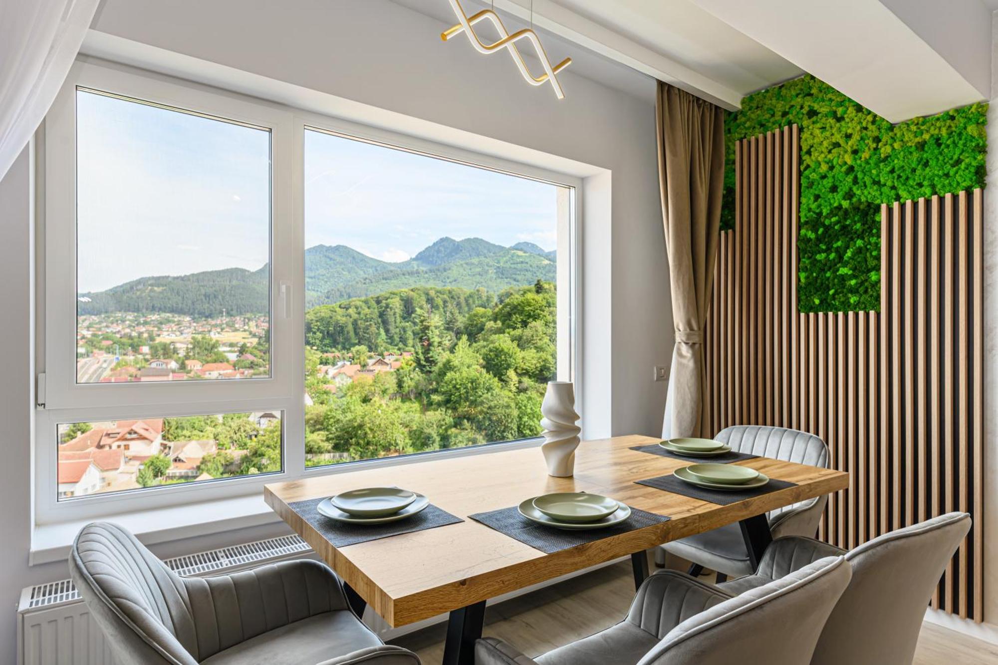 Mountain View Retreat Apartment - Braşov Exterior foto